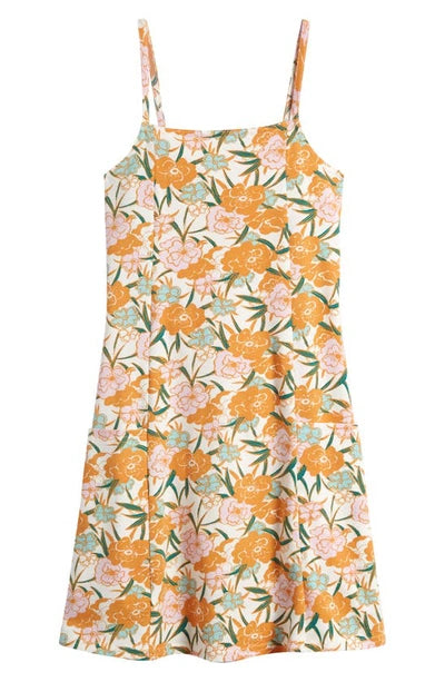 Treasure & Bond Kids' Floral Back Twist Dress