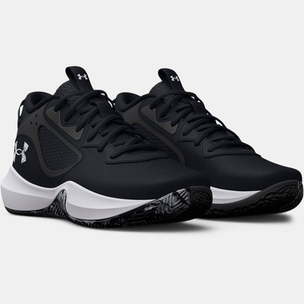 Under Armour Lockdown 6 Basketball Shoes Black Size 2.5 New
