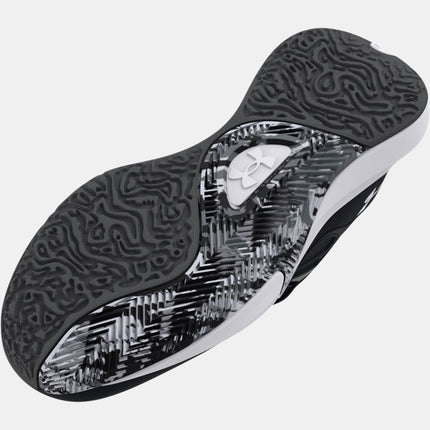 Under Armour Lockdown 6 Basketball Shoes Black Size 2.5 New