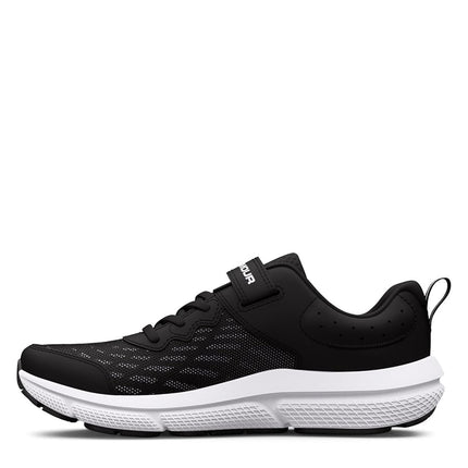 Under Armour Assert 10 AC Running Shoes 2E Wide Black Size 1Y Boys New