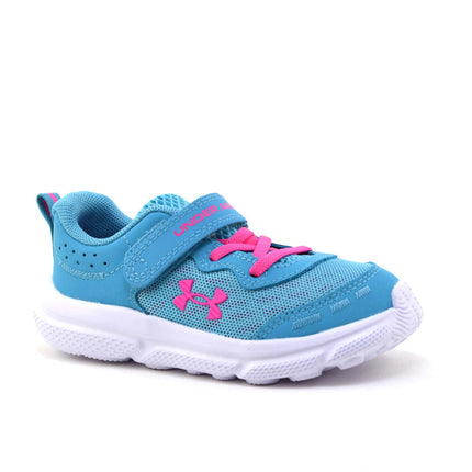Under Armour Assert 10 AC Running Shoes Pink Size 6K Girls New