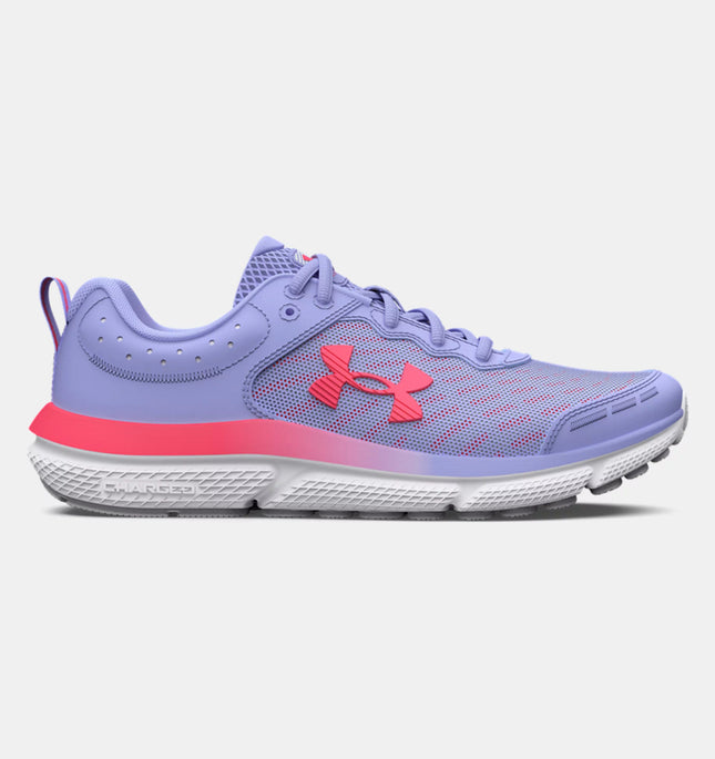 Under Armour Assert 10 Running Shoes Pink/White Size 2.5 Girls' New
