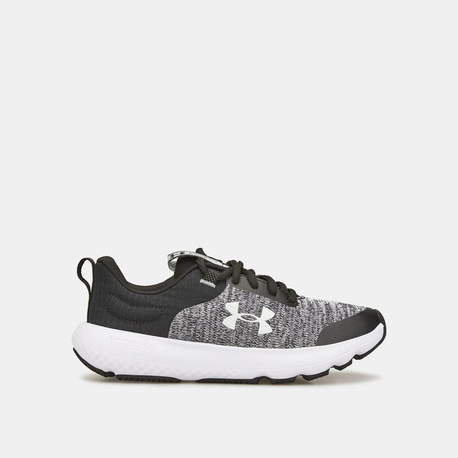 Under Armour Boys Charged Revitalize Shoes Black Size 4 New