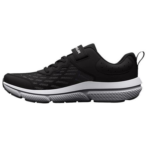 Under Armour Charged Assert 10 AC Shoes 2E Wide Black Size 2 Youth New
