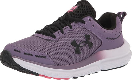 Under Armour Charged Assert 10 Running Shoes White/Gray Size 6.5 Women's New
