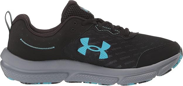 Under Armour Charged Assert 10 Shoes Black White Size 7 New