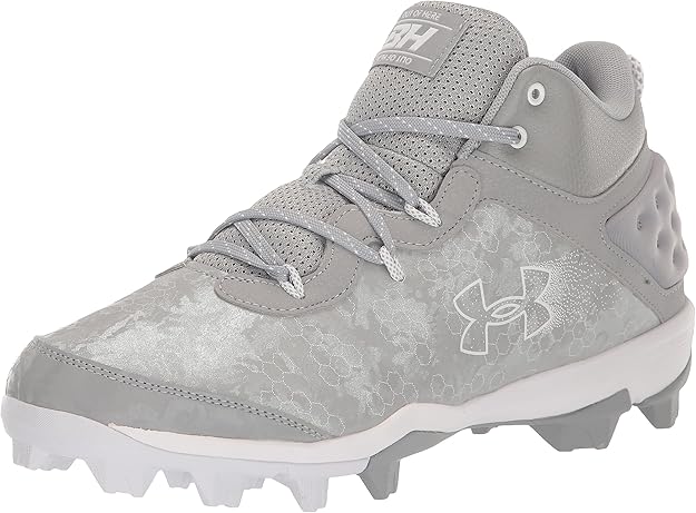 Under Armour Harper 8 Mid RM Baseball Cleats Black Size 4 New