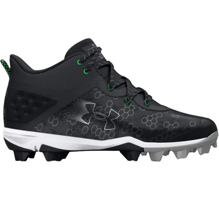 Under Armour Harper 8 RM Boys' Mid Baseball Cleats - Junior, Size 1.5Y, New