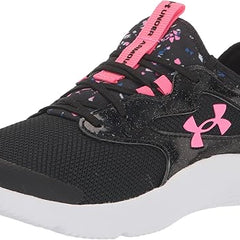 Under Armour Infinity 2.0 Print Running Shoes Purple/Print Size 3.5 Girls' New

