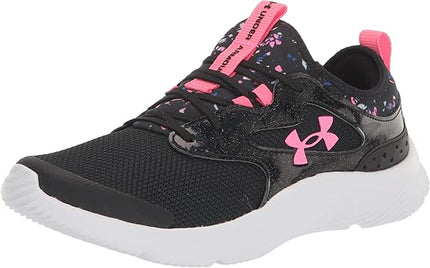 Under Armour Infinity 2.0 Print Running Shoes Purple/Print Size 3.5 Girls' New
