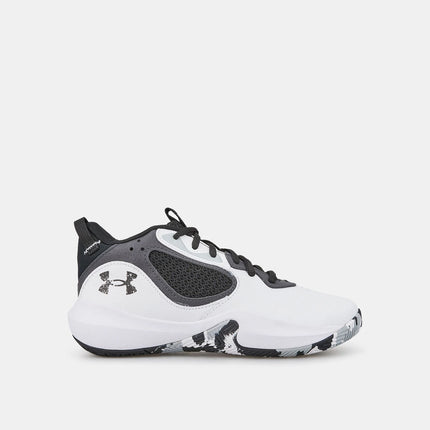 Under Armour Lockdown 6 Basketball Shoes Black Size 4 Kids New