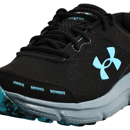 Under Armour Men's Charged Assert 10 Running Shoes – Black/Blue Surf – Size 11 – New