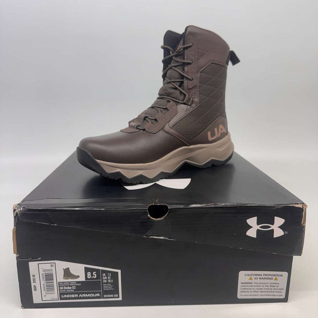 Under Armour Stellar G2 Brown Tactical Boots Men’s Size 8.5 New