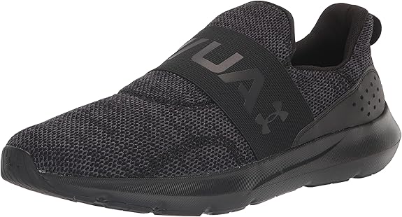 Under Armour Surge 3 Slip-On Running Shoes Black Size 7.5 New