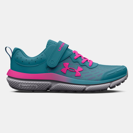 Under Armour UA GPS Assert 10 AC Kids' Running Shoes - Blue/Grey, Size 1.5Y, New

