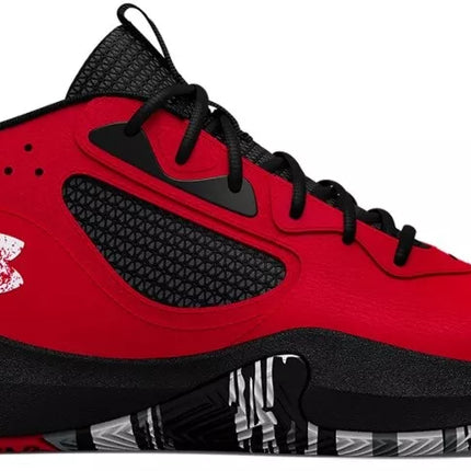 Under Armour UA Lockdown 6 Basketball Shoes – Red/Black | Lightweight & DurableMen’s Size 14