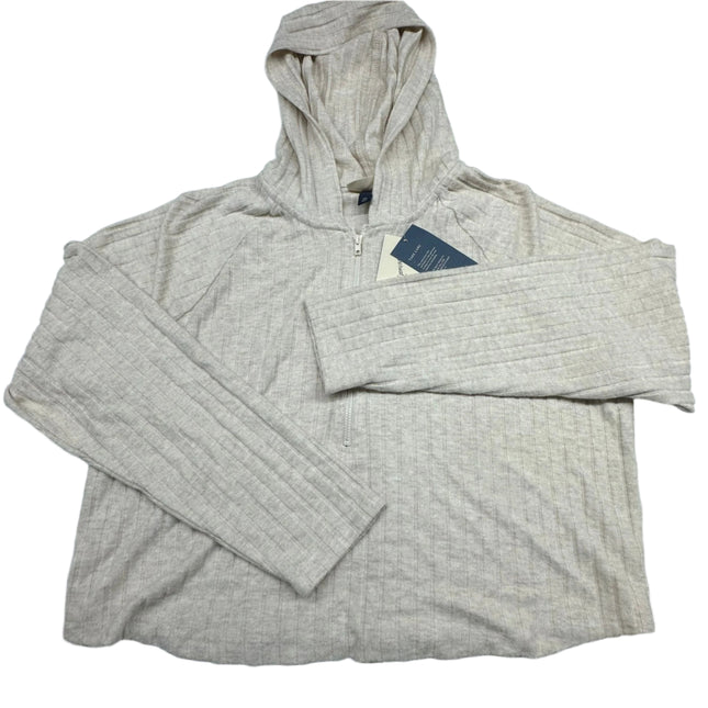 Universal Thread Women's Zip-Up Hoodie - Size XXL - Heathered Cream - New
