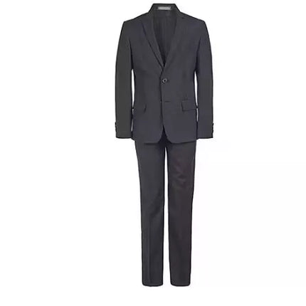 Van Heusen Flex Little & Big Boys 2-Piece Black Suit - Size 14 (New)