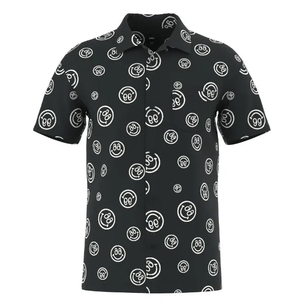 Vans Wilde Woven Black Shirt Size M New