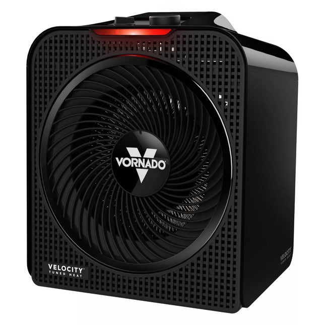 Vornado Velocity 4 Whole Room Vortex Indoor Heater - 1500W, Black, Open Box

