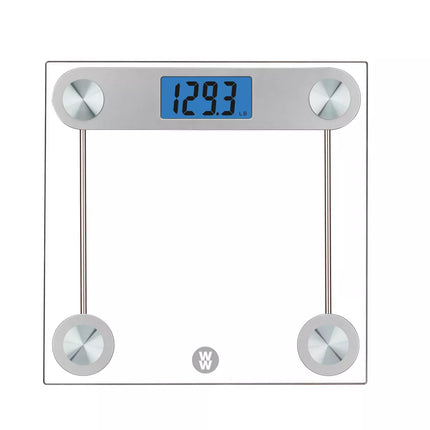 Weight Watchers Digital Glass Scale with LCD Display & Backlight 400 lb Capacity Open Box
