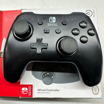 PowerA Wired Controller for Nintendo Switch - Black - Open Box Without Charger