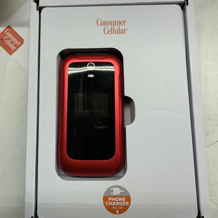 Consumer Cellular Iris Flip (8GB) - Red - Open Box