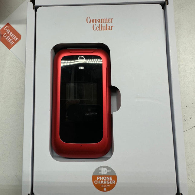 Consumer Cellular Iris Flip (8GB) - Red - Open Box