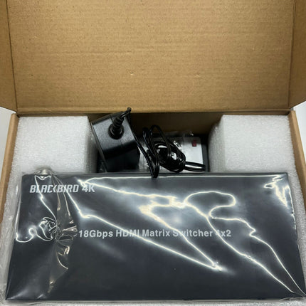 Monoprice Blackbird 4K HDMI Matrix 4x2, HDR, 18G, 4K@60Hz - Open Box