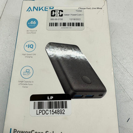 Anker PowerCore Select 10000mAh Dual USB Portable Charger - Black (Open Box)