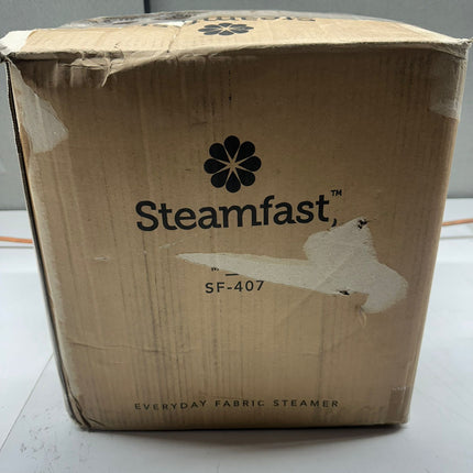 SteamFast 407 Canister Fabric Steamer - 1500W, 55 Min Steam, White (New)