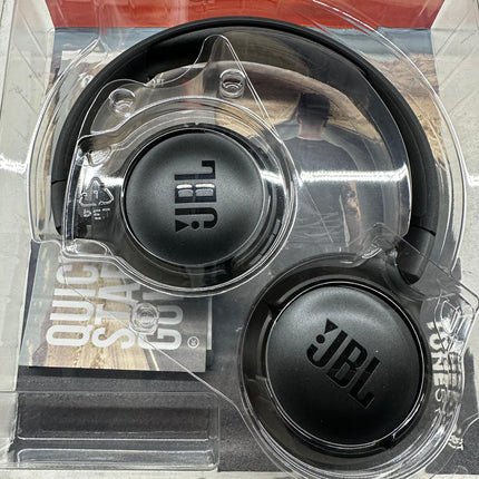 JBL Tune 520BT Bluetooth Wireless On-Ear Headphones - Black (Open Box, Without Charger)