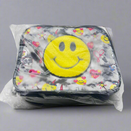 Accessory Innovations Smiley Face Lunch Bag for Kids and Adults - Durable and Fun