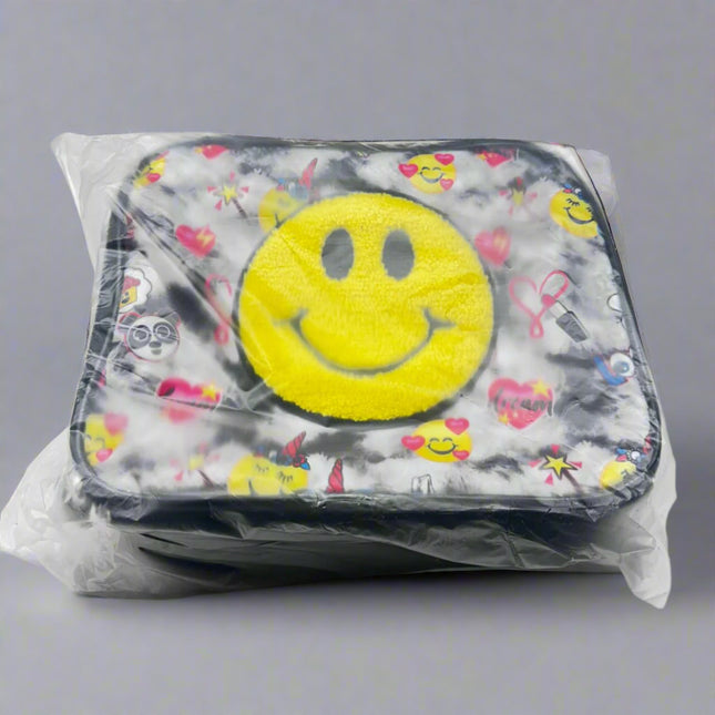 Accessory Innovations Smiley Face Lunch Bag for Kids and Adults - Durable and Fun