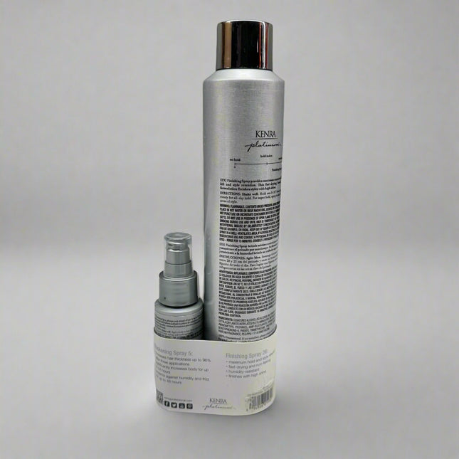 Kenra Platinum Finishing Spray 26 & Thickening Spray 2 oz - New