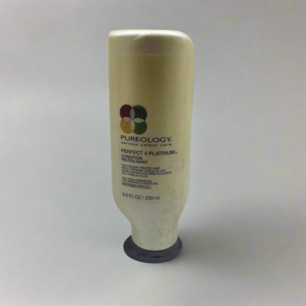 Pureology 4 Platinum Strengthening & Toning Conditioner for Blonde Hair 8.5 oz - New