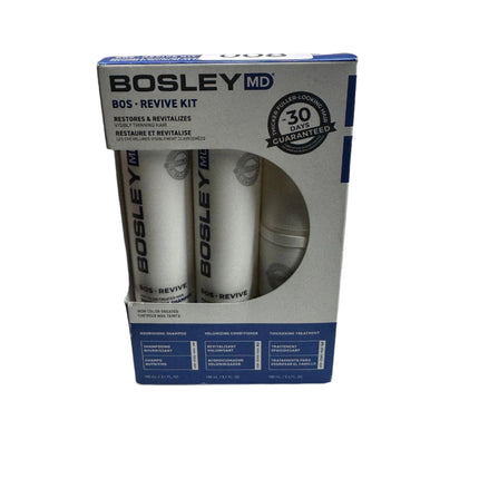 BosleyMD BosRevive KIT for Visible Hair Thinning (Non Color-Treated) Starter Size 30 Days New