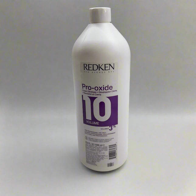 Redken Pro-Oxide 10 Volume Cream Developer 33.8 oz – Professional Hair Color Activator – New