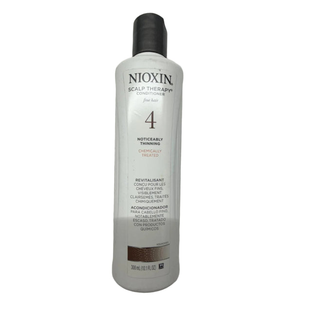 Nioxin System 4 Scalp Therapy Conditioner for Fine, Chemically Treated Hair – 10.1 oz – New