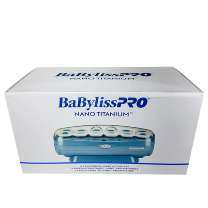 BaBylissPRO Nano Titanium Professional Jumbo Hot Rollers - 12pc (New)