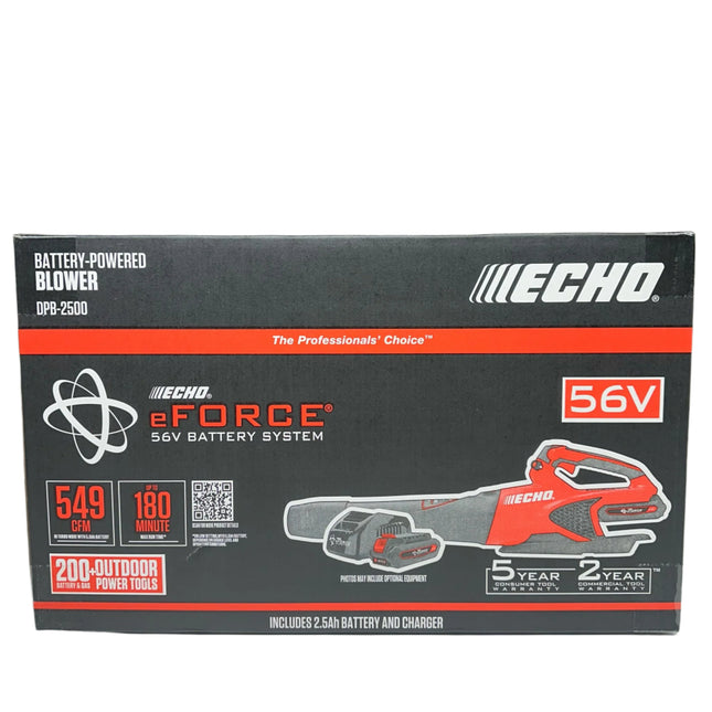 Echo DPB2500C1 56V Handheld Blower | Powerful & Lightweight Garden Tool for Lawn and Yard Cleanup