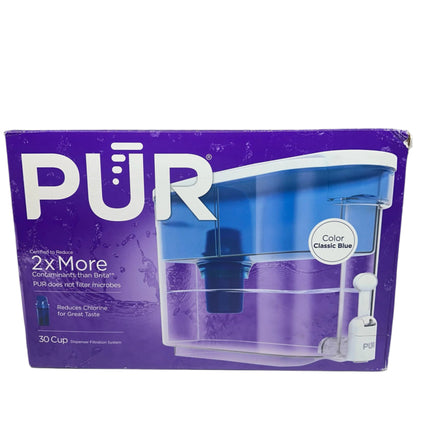PUR Classic 30-Cup Water Dispenser Filtration System – Blue/White – Open Box