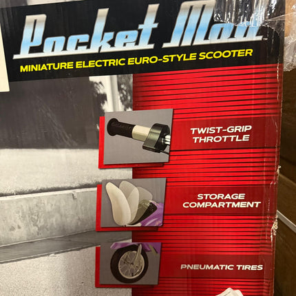 Razor Pocket Mod Purple Electric Scooter with Storage – New