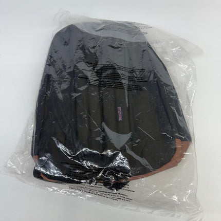 JanSport Cortlandt Black Laptop Backpack with 15" Sleeve for Men & Women, New