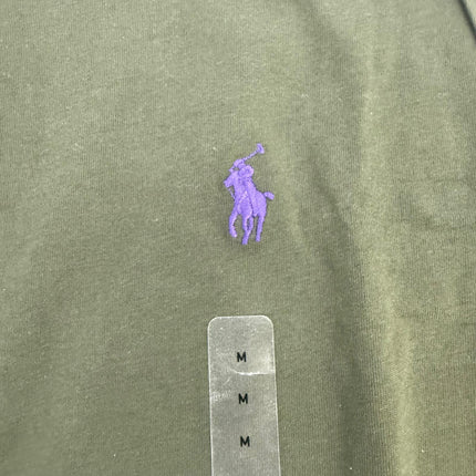 Polo Ralph Lauren Long Sleeve Slim Fit T-Shirt Army Green Size M – New