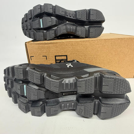 On Cloudwander Waterproof Hiking Shoes Women’s Black Size 8W – New Without Box
