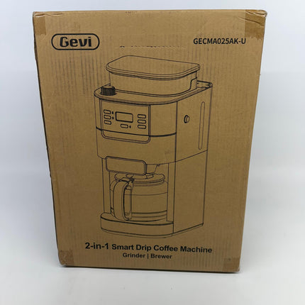 Gevi 10-Cup Programmable Grind & Brew Coffee Maker with Built-in Burr Grinder – New