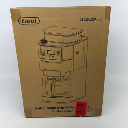 Gevi 10-Cup Programmable Grind & Brew Coffee Maker with Built-in Burr Grinder – New