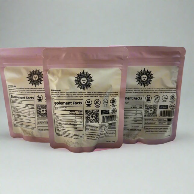 Vital Source Feminine Balance Gummies for Women’s Wellness Hawaiian Pineapple 3 Pack, Exp. 02/2027 New