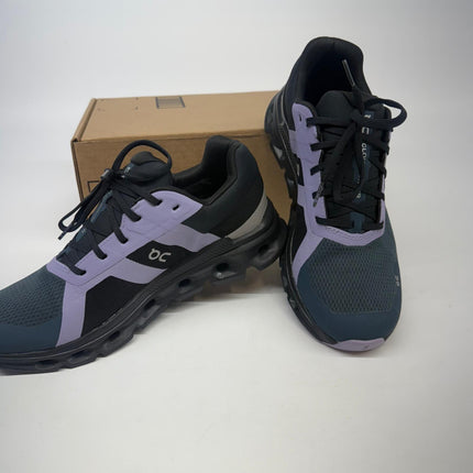 On Cloudrunner Waterproof Men’s Running Shoes Black/Purple Size 8.5 – New Without Box